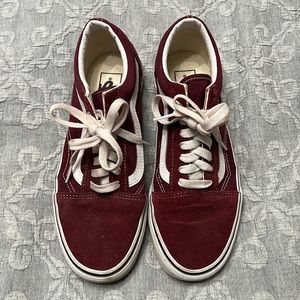 Vans Women’s Sneaker 8.5, Maroon